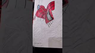 how to draw hyper realistic Spiderman #art #drawing #short #youtubeshorts#ytshorts#shortvideo#sketch