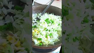 ডিম দিয়ে বাঁধাকপি ভাজি CAbbage egg fry#shorts #youtubeshorts# cabbagefry# RTKITCHENBD