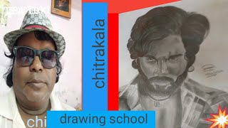 Composition//Subject drawing part by part//chitrakala drawing school student drawing ❤️❤️