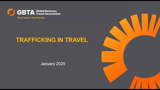 Human Trafficking in Travel Webinar by the Aviation Committee