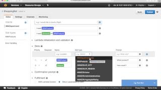 Introduction tutorial to Amazon Lex and AWS Lambda.
