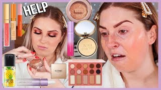 FULL FACE of FIRST IMPRESSIONS 💦 lots of NEW drugstore makeup yasss beeetch