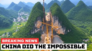 China Just Split A Mountain In Half To Build This