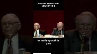 Warren Buffett: Growth VS Value Stocks