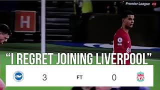 Gakpo rumoured spotted saying “I REGRET JOINING LIVERPOOL” after lost to Brighton