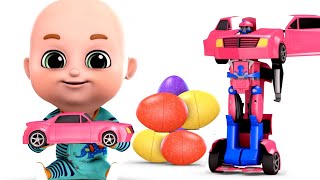 Robot fight | Transformers Robot Toys Family | +More Nursery rhymes & baby songs | kids Songs