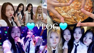 [vlog] 친구들이랑 즉석 떡볶이 먹고 𓐐𓎩 코인 노래방 가는 ✩♬ ₊˚. 일상 브이로그