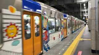 阪神1210Fなんば線10th記念ラッピング　本線直通特急運用　阪神西宮発車