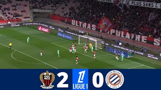 Nice vs Montpellier 2-0 | Ligue 1 24/25 | Match Highlights