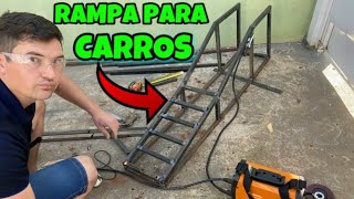 COMO FAZER UMA RAMPA DE CANTONEIRAS PARA CARROS PASSO A PASSO