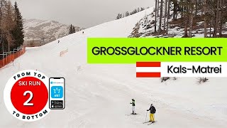 Grossglockner Resort Austria / Kals - Matrei ski run 2, from top to bottom