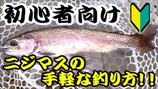 【誰でも簡単】ニジマスの手軽な釣り方を紹介！！　管理釣り場から狙うニジマスはルアーフィッシング入門に最適です！！【エリアトラウト】【釣り方】【タックル】【初心者向け】【フィッシングパークひらの】