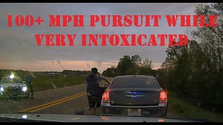 DWI / Drunk Driver takes Arkansas State Police on 100+ MPH pursuit until stoppin