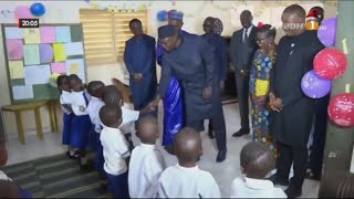 LYCÉE SÉNÉGALAIS DE BANJUL | Ousmane Sonko chaleureusement accueilli par les élèves et autorités