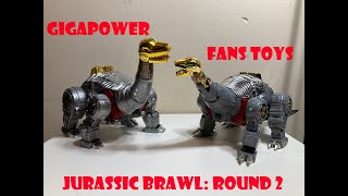 GIGAPOWER GRAVITER vs FANS TOYS STOMP [JURASSIC BRAWL]: FINCH COMPARES