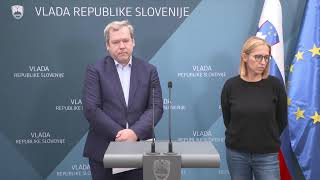 5. november, novinarska konferenca po seji vlade