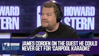 James Corden Reveals the Guest He Could Never Get on "Carpool Karaoke"
