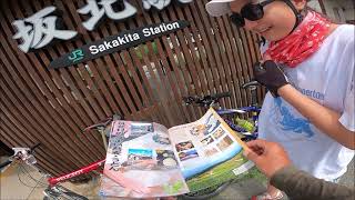 善光寺街道周辺サイクリング＠筑北村　西条駅～花顔寺～坂北駅～青柳宿～切通し～もえぎの～西条駅ー車移動ー乱橋宿～立峠石畳　2021年8月11日　まほろば倶楽部