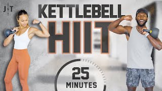 25 Minute Full Body Kettlebell HIIT Workout [ADVANCED Strength & Cardio]