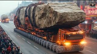 Incredible Process of Huge Truck Transporting Millions of Tons of Cargo - Heavy Transport