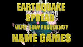 8/01/2023 -- Earthquake activity expected spread  -- BLACKROCK, Very Low Frequency, and NAME GAMES