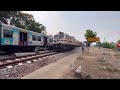 5 in 1 : Dangerous Speedy Poorva+ Ananya+ Coalfield Express 130 kmph Aggressively Passing Railgate