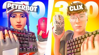 I Tested Peterbot's VS Clix's Setups… (Sens, Binds, KBM + MORE!)