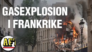 Gasexplosion i Paris – flera kritiskt skadade