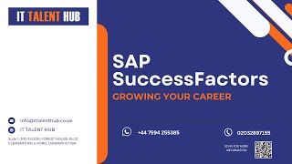 IT Talent Hub - SAP SuccessFactors - Growing Your Career @ittalenthub7965