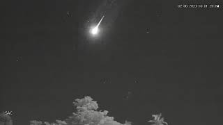 A brilliant meteor was captured over Puerto Rico