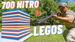 700 NITRO vs LEGOS !!! (World’s Biggest Elephant Gun)