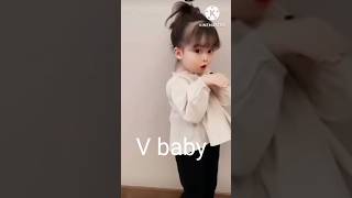 BTS members with their future kids😝wait for 'V' baby she is funny like 'V' #tranding# #viral short❤️