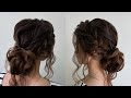 Beautiful messy bun hairstyle tutorial