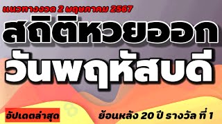 สถิติหวยวันพฤหัสบดี ย้อนหลัง 20 ปี(อัพเดทล่าสุด ) เลขออกบ่อยวันพฤหัสบดี แนวทาง 2/5/67 @goldprice1