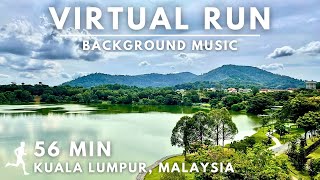 Virtual Running Video For Treadmill with Music in Kuala Lumpur #virtualrun #virtualrunningtv