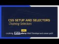 Crushing Codecademy PRO WEB DEVELOPMENT career path Challenge - Chaining Selectors