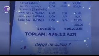 Restoran menyularında servis haqqı qeyd olunmalıdırmı?