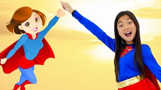 Superheroes Song | Emma Pretend Play Nursery Rhymes & Kids Songs
