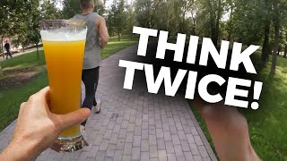Alcohol and Running...