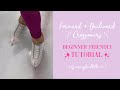 BEGINNER FORWARD + BACKWARD CROSSOVER TUTORIAL (journeybacktotheice) #adultsskatetoo