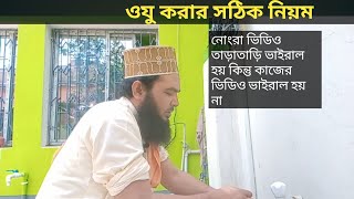 ওযু করার সঠিক নিয়ম ও দোয়া || ওযু কিভাবে করবেন || প্রাক্টিক্যালি ওযুর নিয়ম || রহমাতুল্লাহ কাদেরী