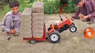 alghazi mini handmade tractor power stunts | diy alghazi tractor | science project | mini tractor