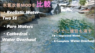 [PCスカイリムSE　MOD紹介]水質改善MODを比較