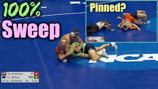 Bryce Andonian Puts Haines on his Back with the "100% Sweep"