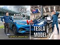 TESLA MODEL Y VS BYD ATTO 3 Australia 2023 Comparison and Differences