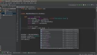 Python GUI Development with GTK+ 3 Tutorial 9 Notebook Tabbed Layout