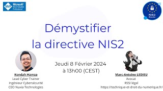 Démystifier  la directive NIS2