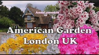 American Garden   -  Dulwich Park  -  London England  -  Azaleas & Rhododendrons  -  Relaxing Walk