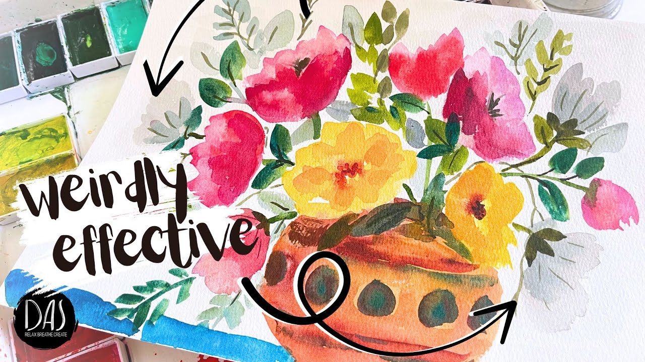 Watercolor Flowers Diane Antone Studio