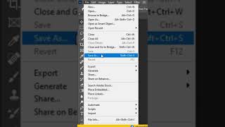 How to save your file in Photoshop. #photoshop #photoshoptutorial